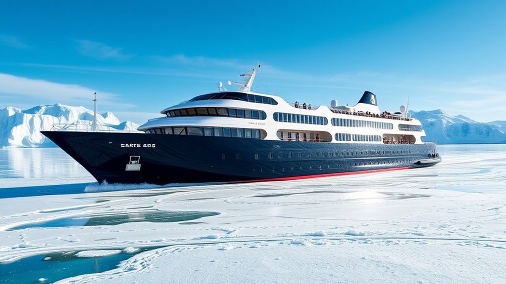 icebreaker ships with luxury