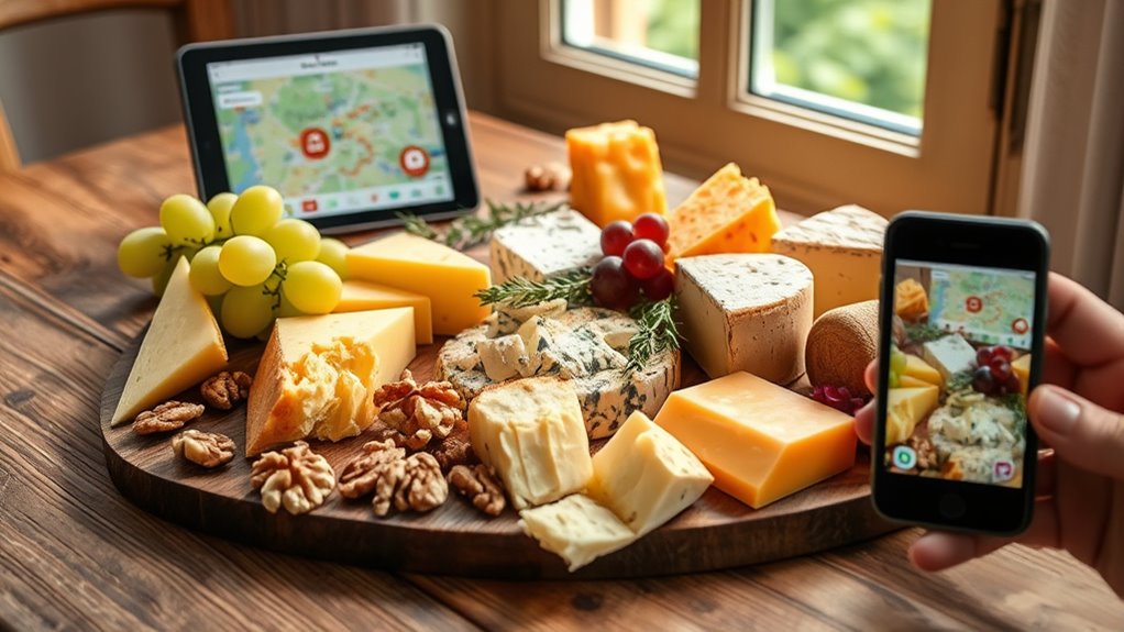 interactive multimedia cheese tours
