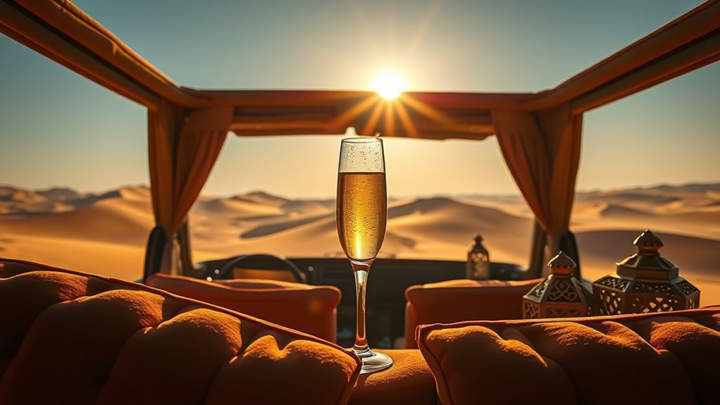 luxurious desert safari vehicles