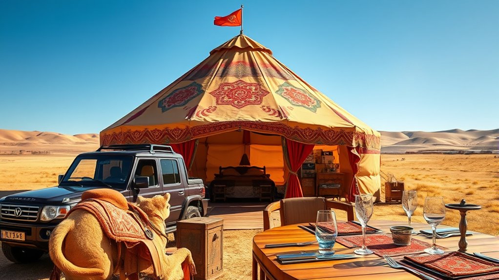 luxurious mongolian nomadic travel