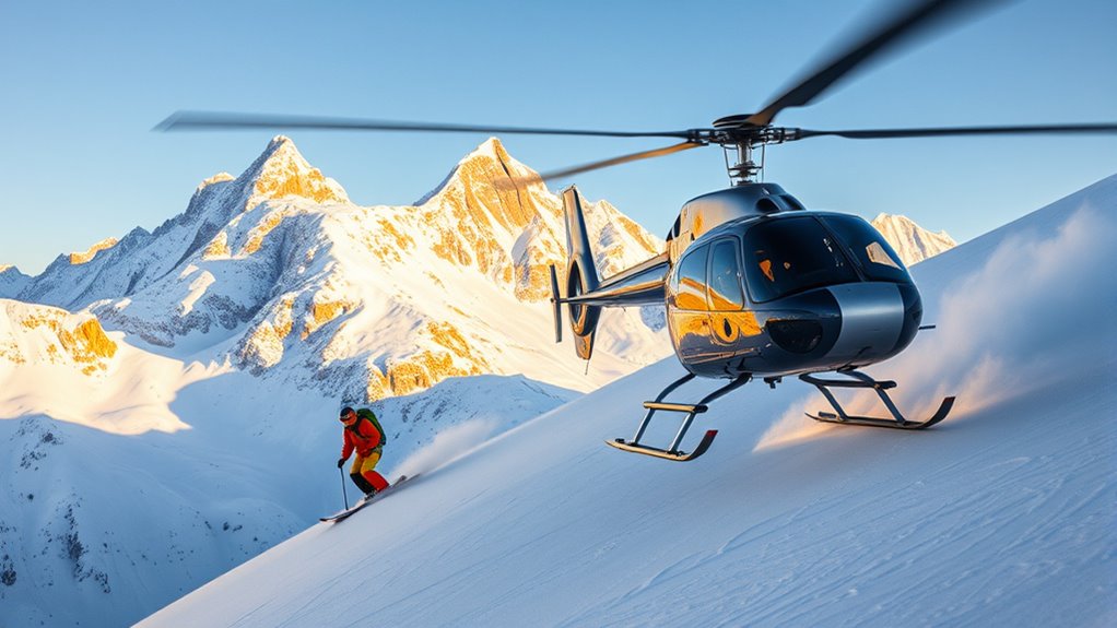 luxury heli skiing s technological evolution