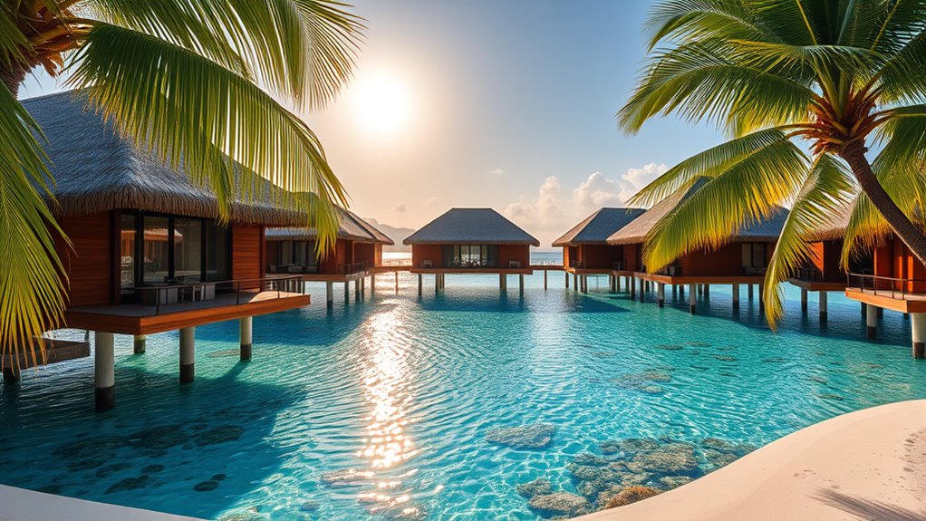 luxury overwater villa retreats
