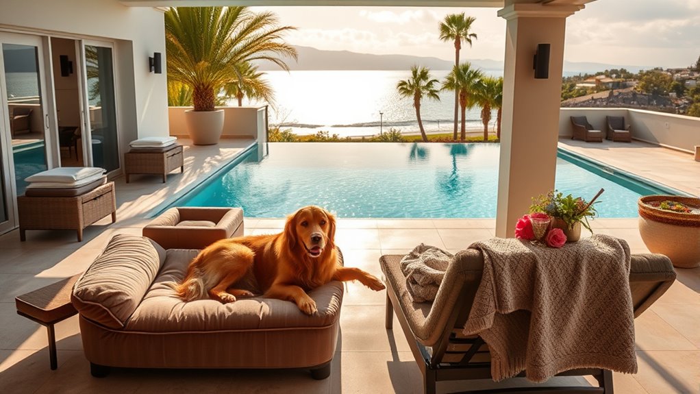 luxury pet amenities included