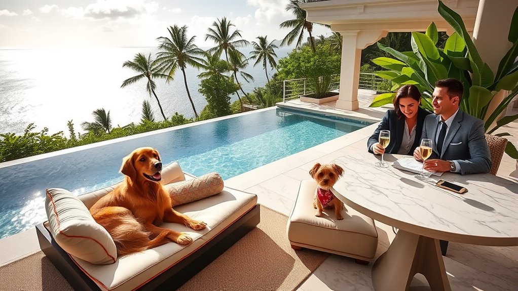 luxury pet friendly hotel amenities
