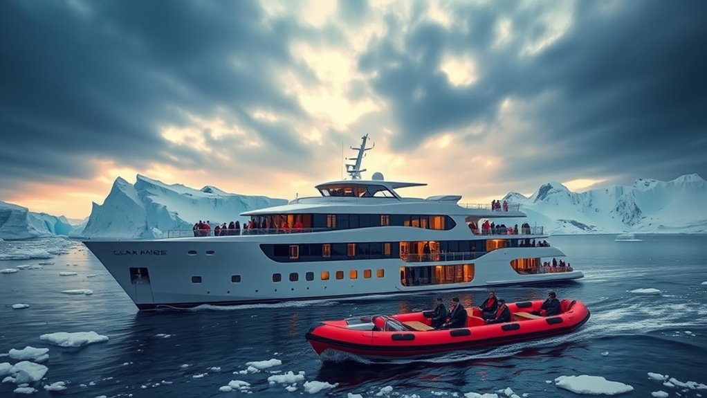 luxury polar voyage amenities