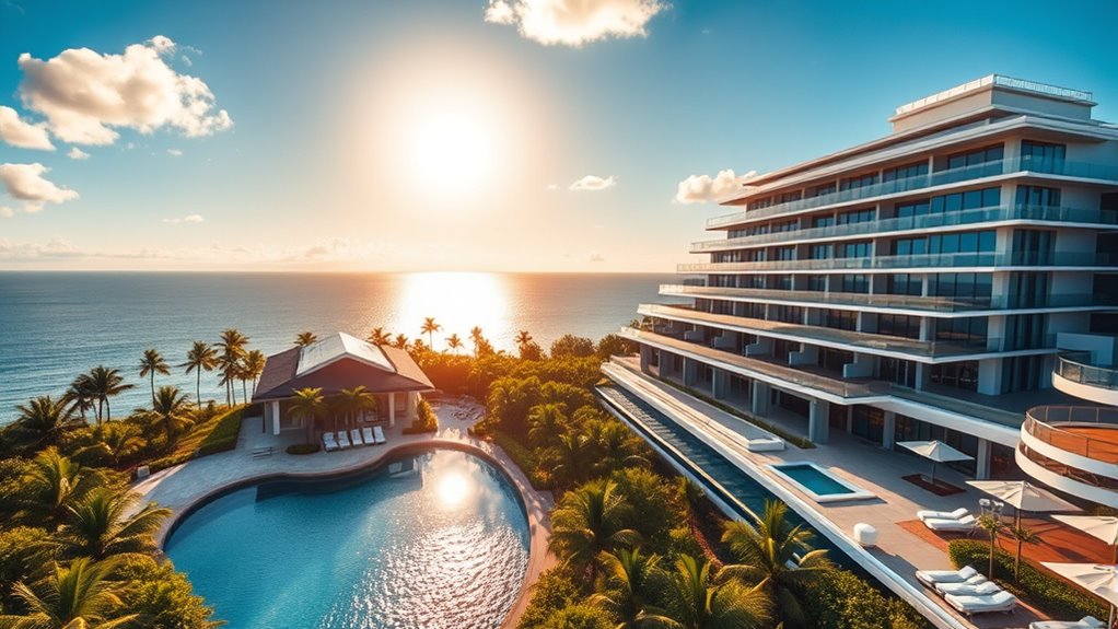 luxury villa or hotel