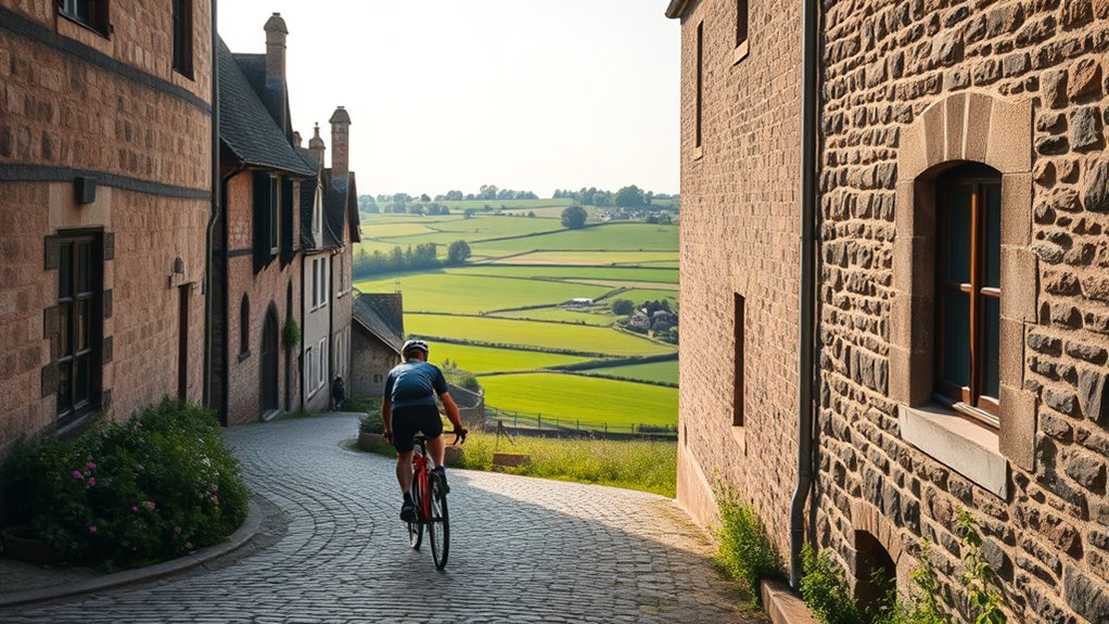 medieval towns and scenic countryside