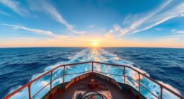 ocean voyage on cargo ship