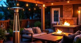 outdoor warmth and ambiance