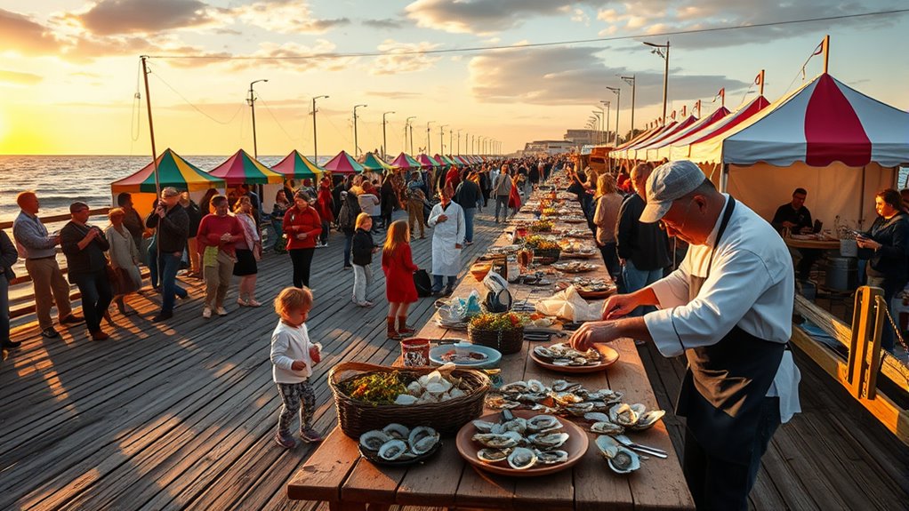 oyster shucking and eating contests