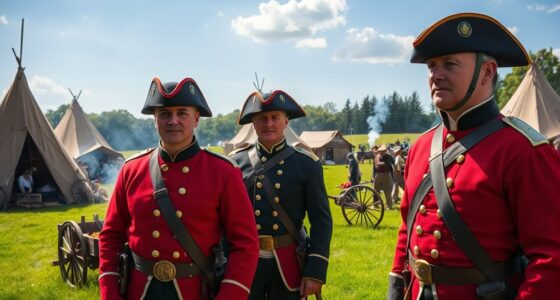 participating in historical reenactments