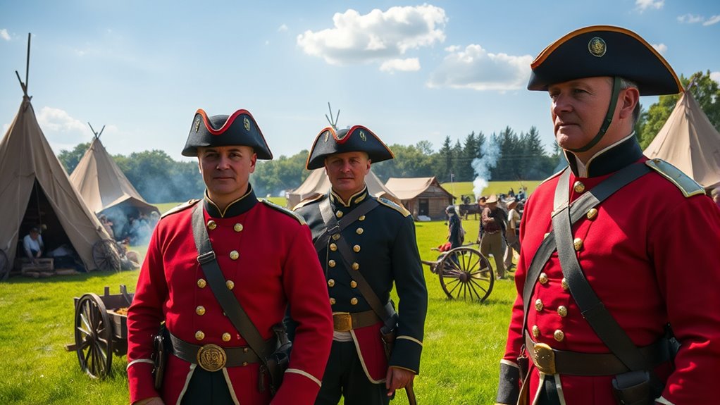 participating in historical reenactments