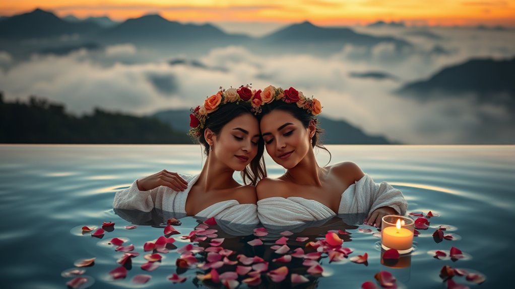 personalized romantic spa experience