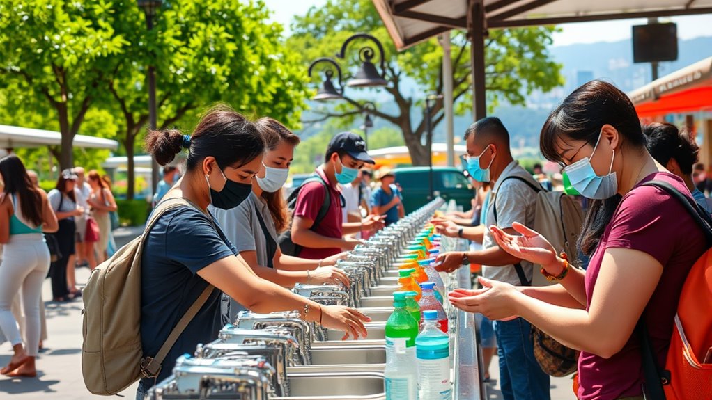 practice hygiene and sanitation