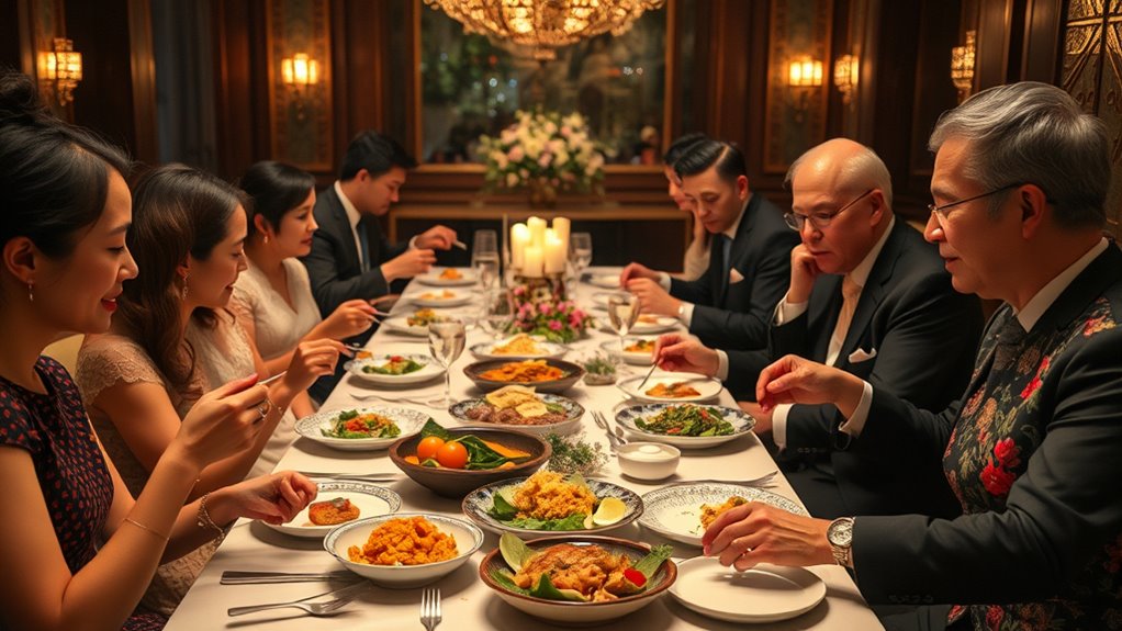 respectful communal dining customs