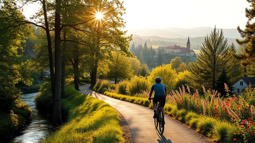 scenic cycling and photography