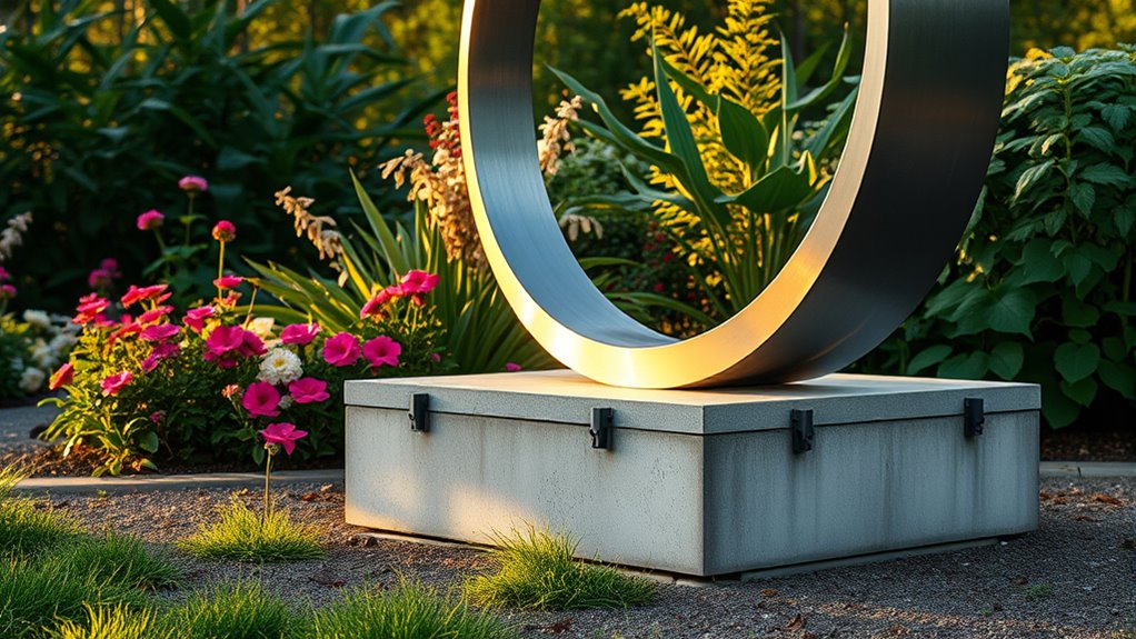 secure durable outdoor supports