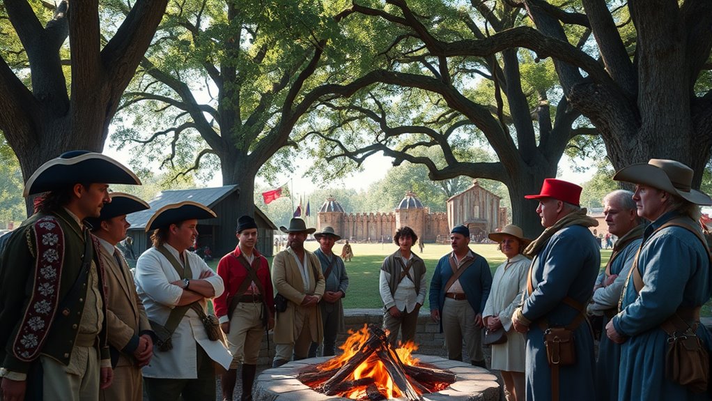 select authentic historical reenactment groups