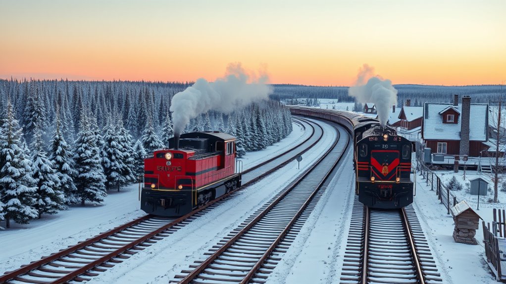 siberian landscape and engineering