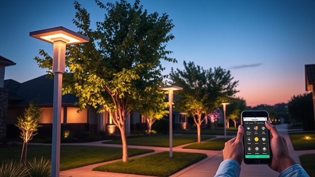 smart efficient urban lighting