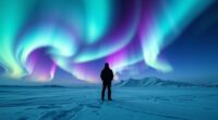 solo arctic northern lights