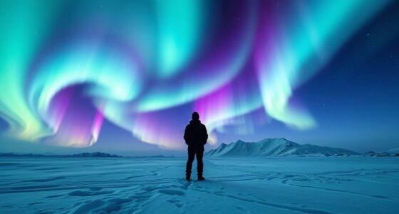 solo arctic northern lights