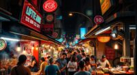 southeast asia night market food