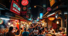 southeast asia night market food