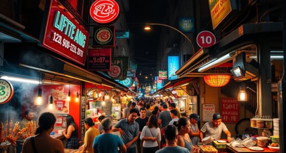 southeast asia night market food
