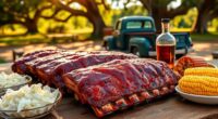 southern barbecue and bourbon