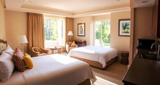 spacious lodging for families