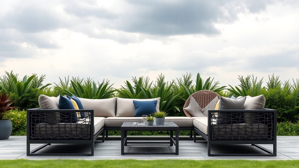 stylish weatherproof outdoor living