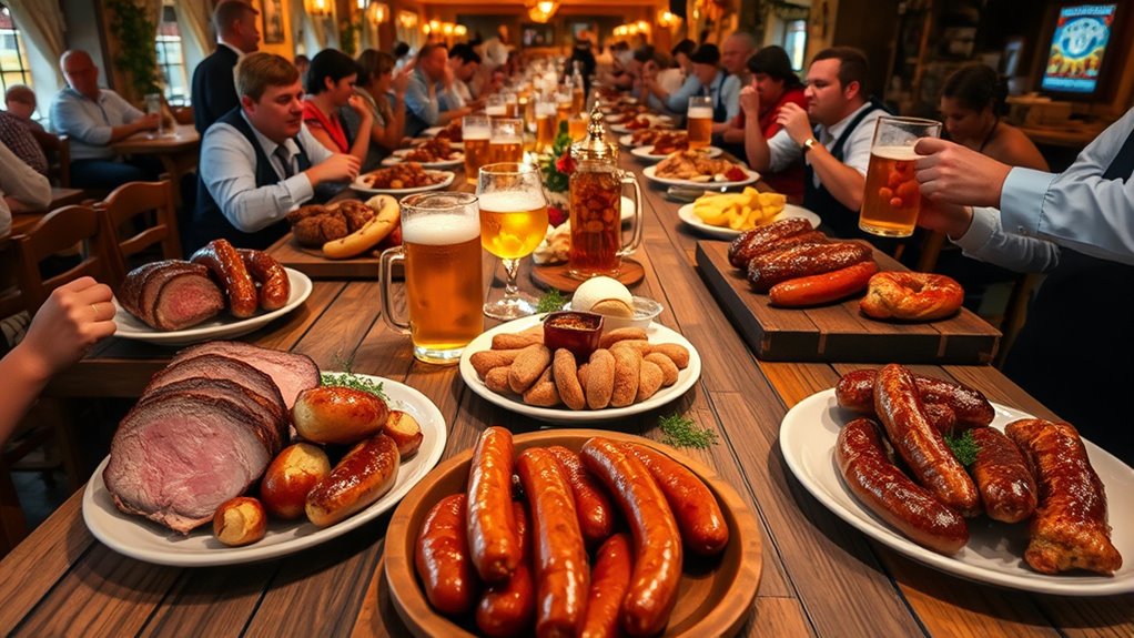traditional bavarian meat preparation
