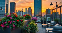 urban rooftop green spaces