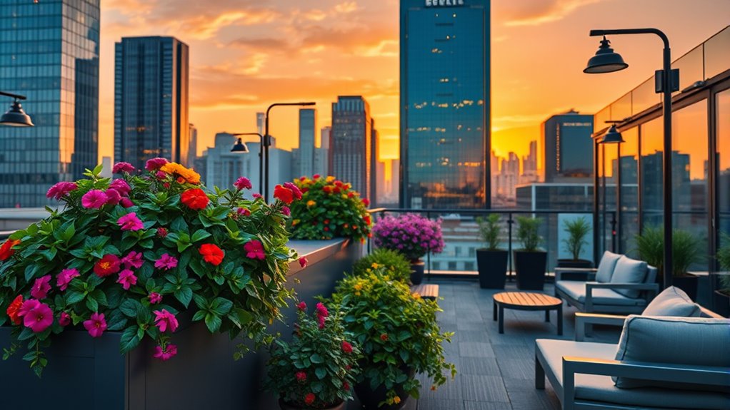 urban rooftop green spaces