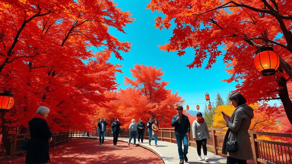 urban tech enhanced leaf viewing