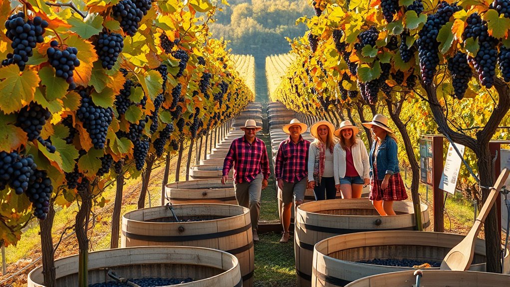 vineyard practices influence grape ripening