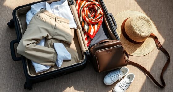 chic practical travel wardrobes