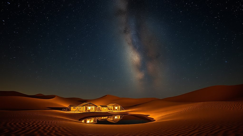 clear desert night skies