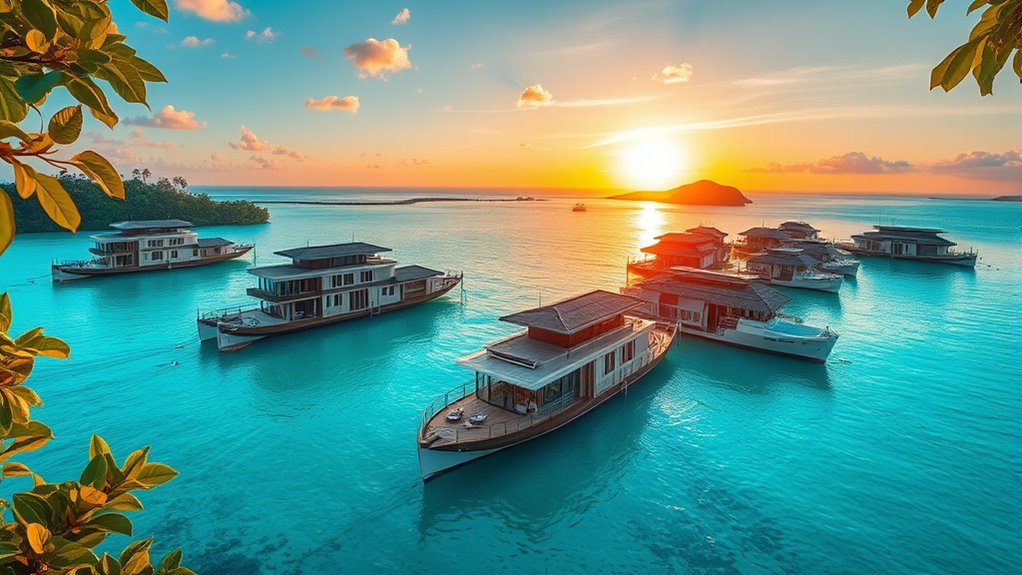 eco friendly luxury floating retreats