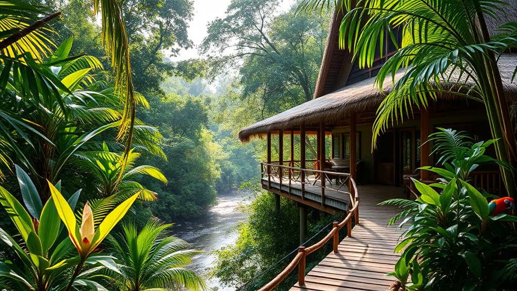 eco lodges support conservation communities