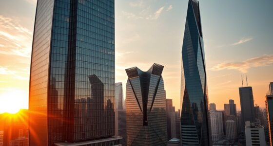 iconic modern city skylines