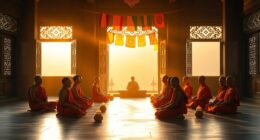 living with buddhist monks