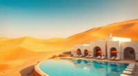luxurious desert landscape retreats
