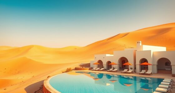 luxurious desert landscape retreats