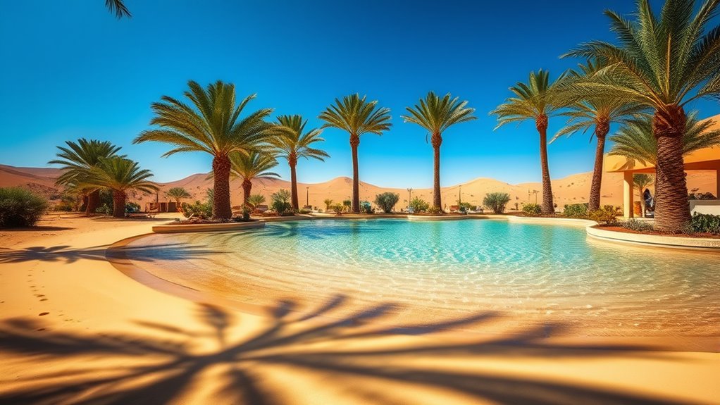 luxurious desert oasis retreats