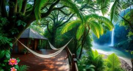 luxurious rainforest lodge stays