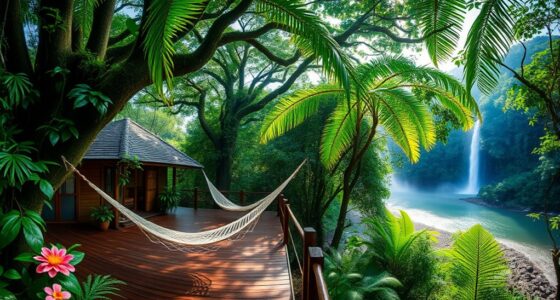 luxurious rainforest lodge stays
