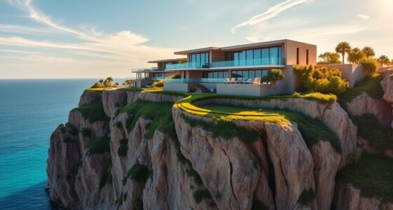 luxury cliffside panoramic villas
