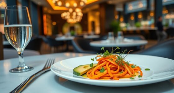 luxury dining embraces plant based